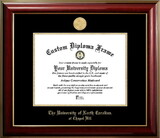 Campus Images NC997CMGTGED-14115 North Carolina Tar Heels 14w x 11.5h Classic Mahogany Gold Embossed Diploma Frame