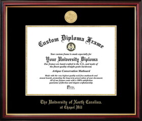 Campus Images NC997PMGED-14115 University of North Carolina Petite Diploma Frame