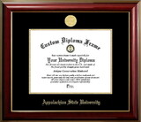 Campus Images NC998CMGTGED-1185 Appalachian State Mountaineers 11w x 8.5h Classic Mahogany Gold Embossed Diploma Frame