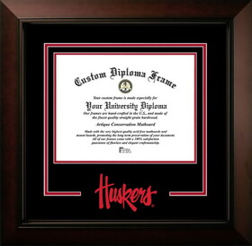 Campus Images NC998LBCSD-1185 Appalachian State Mountaineers 11w x 8.5h Legacy Black Cherry Spirit Logo Diploma Frame