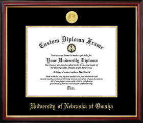 Campus Images NE997PMGED-1185 Unviersityof Nebraska at Omaha Petite Diploma Frame