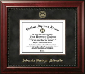 Campus Images NE998EXM-1185 Nebraska Wesleyan University 11w x 8.5h Executive Diploma Frame