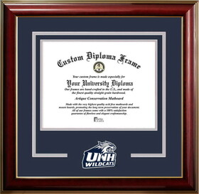 Campus Images NH998CMGTSD-108 New Hampshire Wildcats 10w x 8h Classic Spirit Logo Diploma Frame