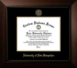 Campus Images NH998LBCGED-108 New Hampshire Wildcats 10w x 8h Legacy Black Cherry , Foil Seal Diploma Frame