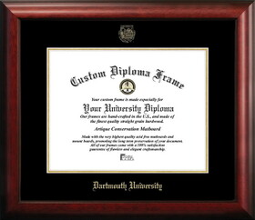 Campus Images NH999GED Dartmouth College Gold Embossed Diploma Frame