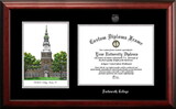 Campus Images NH999LSED-1612 Dartmouth College 16w x 12h Silver Embossed Diploma Frame with Campus Images Lithograph