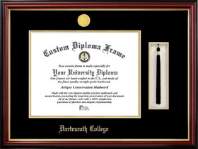 Campus Images NH999PMHGT Dartmouth College Tassel Box and Diploma Frame