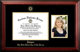 Campus Images NJ999PGED-1185 Rutgers University, The State University of New Jersey, 11w x 8.5h Gold Embossed Diploma Frame with 5 x7 Portrait