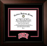 Campus Images NM999LBCSD-1185 University of New Mexico Lobos 11w x 8.5h Legacy Black Cherry Spirit Logo Diploma Frame