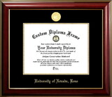 Campus Images NV998CMGTGED-1185 University of Nevada Wolf Pack 11w x 8.5h Classic Mahogany Gold Embossed Diploma Frame