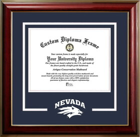 Campus Images NV998CMGTSD-1185 University of Nevada Wolf Pack 11w x 8.5h Classic Spirit Logo Diploma Frame