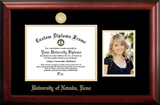 Campus Images NV998PGED-1185 University of Nevada 11w x 8.5h Gold Embossed Diploma Frame with 5 x7 Portrait
