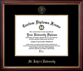 Campus Images NY998PMGED-1185 St. Johns University Petite Diploma Frame