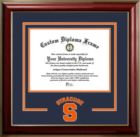 Campus Images NY999CMGTSD-1185 Syracuse Orange 11w x 8.5h Classic Spirit Logo Diploma Frame