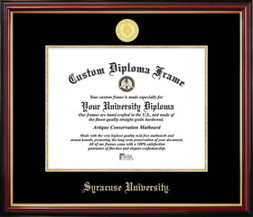 Campus Images NY999PMGED-1185 Syracuse University Petite Diploma Frame