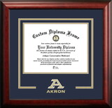 Campus Images OH983SD University of Akron  Spirit Diploma Frame