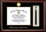 Campus Images OH984PMHGT University of Cincinnati Tassel Box and Diploma Frame