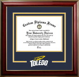 Campus Images OH985CMGTSD-108 University of Toledo 10w x 8h Classic Spirit Logo Diploma Frame