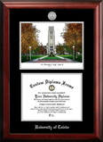 Campus Images OH985LSED-108 University of Toledo 10w x 8h Silver Embossed Diploma Frame with Campus Images Lithograph