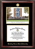 Campus Images OH986LGED Bowling Green State Gold embossed diploma frame with Campus Images lithograph