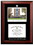 Campus Images OH986LSED-1185 Bowling Green State 11w x 8.5h Silver Embossed Diploma Frame with Campus Images Lithograph