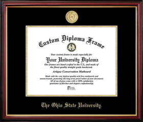 Campus Images OH987PMGED-1185 Ohio State University Petite Diploma Frame