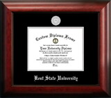 Campus Images OH989SED-97 Kent State University 9w x 7h Silver Embossed Diploma Frame