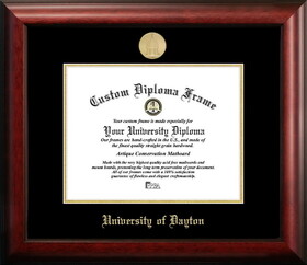 Campus Images OH994GED-1185 University of Dayton 11w x 8.5h Gold Embossed Diploma Frame