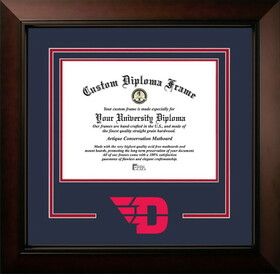 Campus Images OH994LBCSD-1185 University of Dayton 11w x 8.5h Legacy Black Cherry Spirit Logo Diploma Frame
