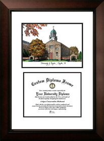 Campus Images OH994LV-1185 University of Dayton 11w x 8.5h Legacy Scholar Diploma Frame