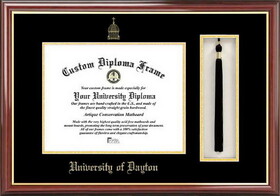 Campus Images OH994PMHGT-1185 University of Dayton 11w x 8.5h Tassel Box and Diploma Frame