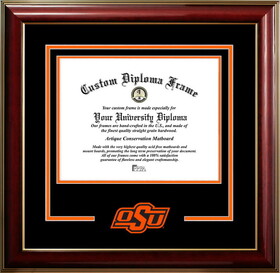 Campus Images OK999CMGTSD-1185 Oklahoma State Cowboys 11w x 8.5h Classic Spirit Logo Diploma Frame