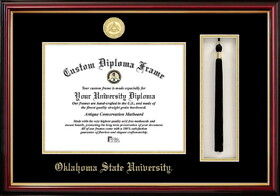 Campus Images OK999PMHGT Oklahoma State University Tassel Box and Diploma Frame