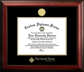 Campus Images OR991GED-108 Portland State University 10w x 8h Gold Embossed Diploma Frame