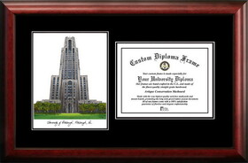 Campus Images PA993D-1185 University of Pittsburgh 11w x 8.5h Diplomate Diploma Frame