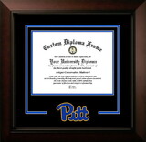 Campus Images PA993LBCSD-1185 Pittsburgh Panthers 11w x 8.5h Legacy Black Cherry Spirit Logo Diploma Frame