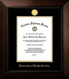 Campus Images SC995LBCGED-1114 South Carolina Gamecocks 11w x 14h Legacy Black Cherry Gold Embossed Diploma Frame