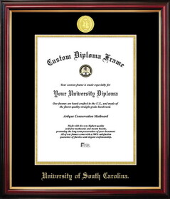 Campus Images SC995PMGED-1114 University of South Carolina Petite Diploma Frame