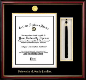 Campus Images SC995PMHGT University of South Carolina Tassel Box and Diploma Frame