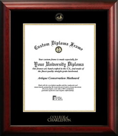 Campus Images SC998GED College of Charleston Gold Embossed Diploma Frame
