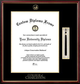 Campus Images SC998PMHGT College of Charleston Tassel Box and Diploma Frame