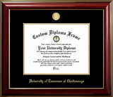 Campus Images TN997CMGTGED-1714 UTC Mocs 17w x 14h Classic Mahogany Gold Embossed Diploma Frame