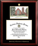 Campus Images TN997LGED-1714 University of Tennessee, Chattanooga 17w x 14h Gold Embossed Diploma Frame with Campus Images Lithograph