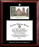 Campus Images TN997LSED-1714 University of Tennessee, Chattanooga 17w x 14h Silver Embossed Diploma Frame with Campus Images Lithograph