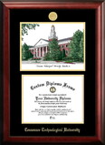 Campus Images TN998LGED Tennessee Tech  University Gold embossed diploma frame with Campus Images lithograph