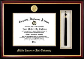 Campus Images TN999PMHGT Middle Tennessee State Tassel Box and Diploma Frame