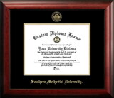 Campus Images TX944GED Southern Methodist  University Gold Embossed Diploma Frame