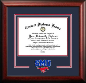 Campus Images TX944SD Southern Methodist  University Spirit Diploma Frame