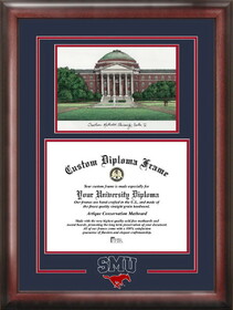 Campus Images TX944SG Southern Methodist  University Spirit Graduate Frame with Campus Image