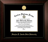 Campus Images TX945LBCGED-1411 Stephen F Austin 14w x 11h Legacy Black Cherry Gold Embossed Diploma Frame